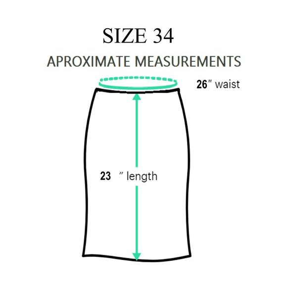 ✨Escada Size 34/ 4 US Women's Casual Dark Navy Midi Length Pencil Skirt✨ - Picture 7 of 7